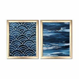 Wallity Cuadros Decorativos Enmarcados en MDF Multicolor (2 Piezas)
